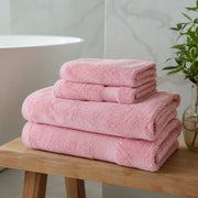 Quick Dry Lint Free Bath Towel 4 Pack - Pink browser generated product photo