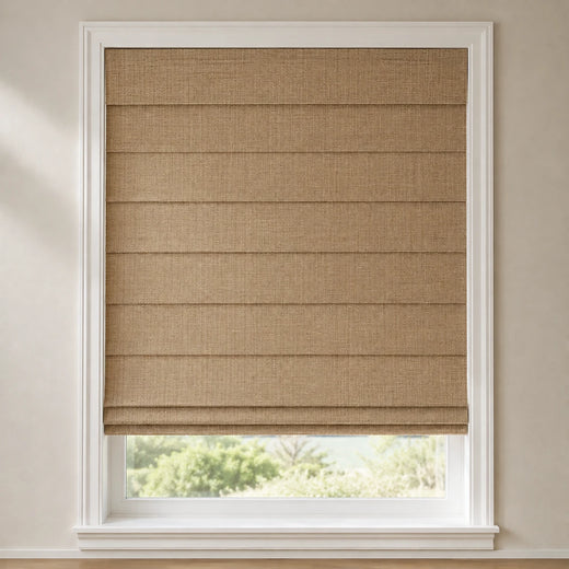 Bamboo Roman Shade for Windows - DF01/02 - DF-02 browser generated product photo