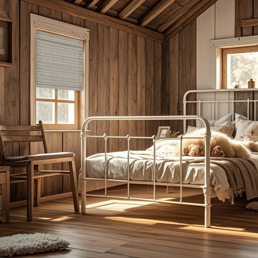 gray bamboo window shades