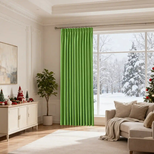 Christmas Velvet Curtains for Living Room Bolonia - Fredesigner