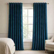 Velvet Kitchen Window Cafe Curtains  Bolonia - 
