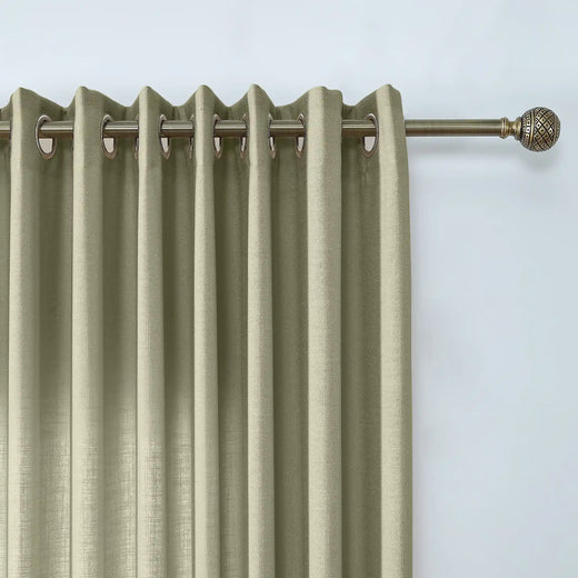 Linen Grommet Blackout Curtains Moab custom curtain by Fredesigner