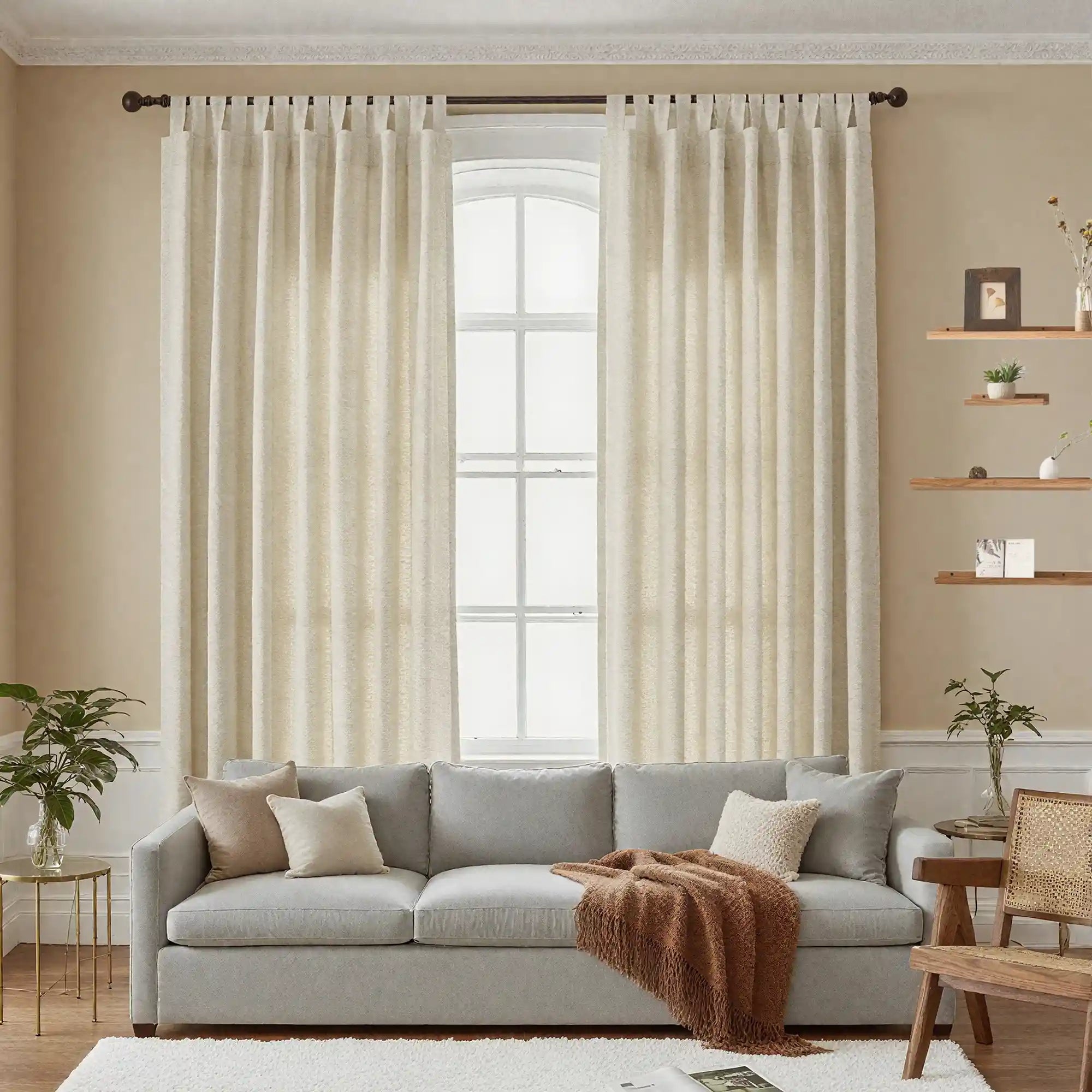 ideas living room curtains
