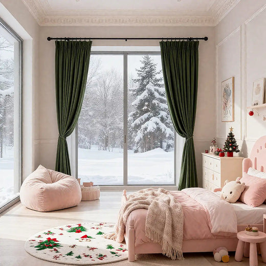 kids room curtains or Christmas