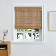 Custom Roman Shade Blind for Windows or Doors（90% Jute 10% Bamboo）【0833N-Galena】