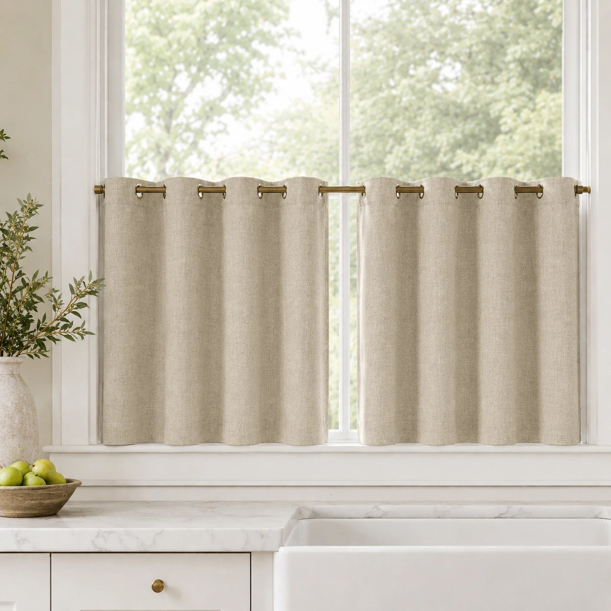 Lengths Window Curtain Sedge - #7084-12 Safari browser generated product photo