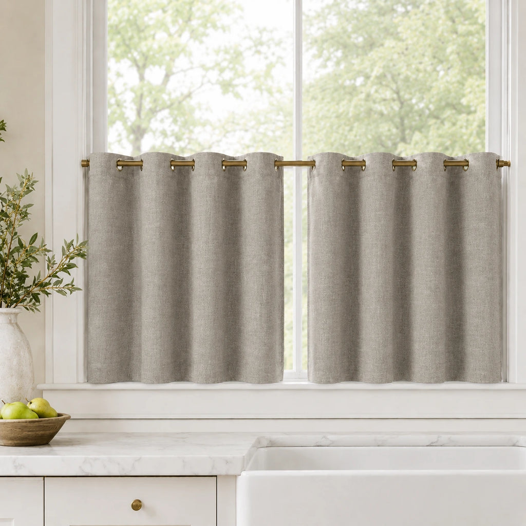 Lengths Window Curtain Sedge - #7084-15 Oak Dim Gray browser generated product photo