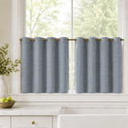 Lengths Window Curtain Sedge - #7084-18 Smoke Blue browser generated product photo