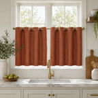 Lengths Window Curtain Sedge - #7084-2 Rust Red browser generated product photo
