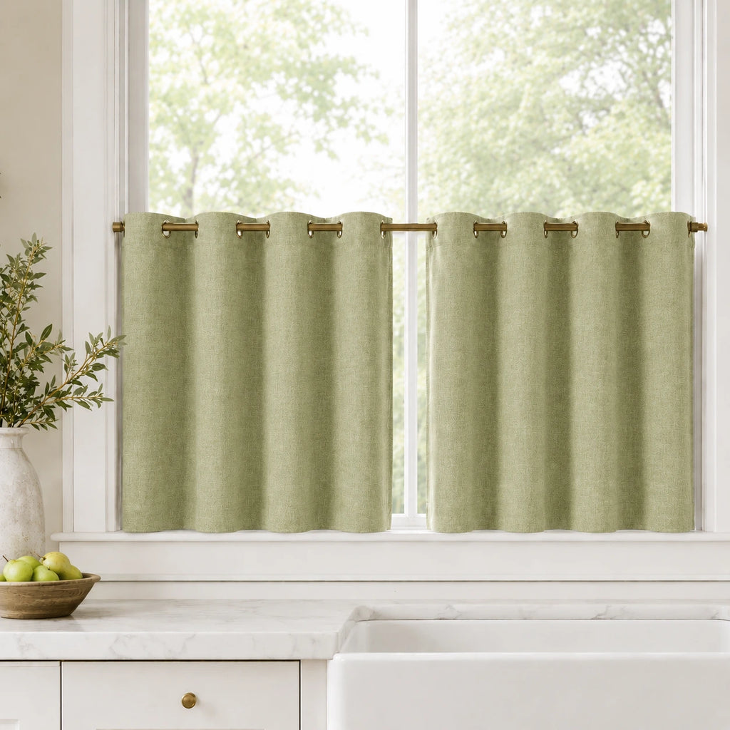 Lengths Window Curtain Sedge - #7084-21 Green Banana browser generated product photo