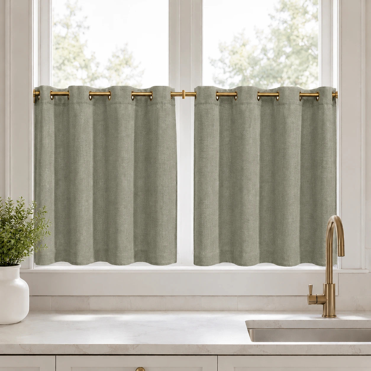 Lengths Window Curtain Sedge - #7084-22 Forres browser generated product photo