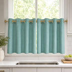 Lengths Window Curtain Sedge - #7084-31 Turquoise browser generated product photo