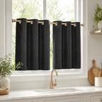 Lengths Window Curtain Sedge - #7084-60 Black browser generated product photo