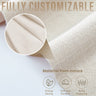 Linen Drapery Pinch Pleat with Unlined Moab