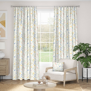 linen patterned curtains
