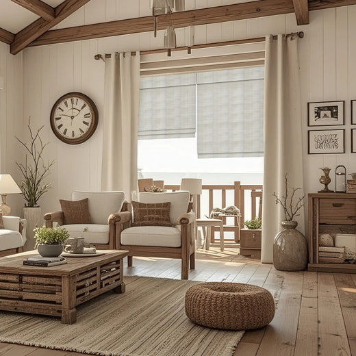 Custom 100% Bamboo Roman Shade Blind for Windows or Doors【2025-DF01/02】
