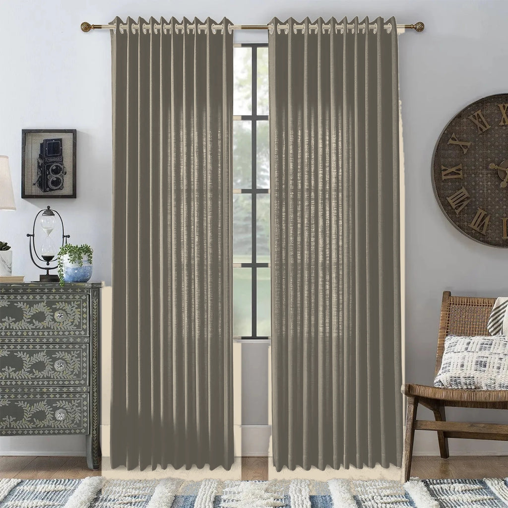 Luxury Curtains for Living Room Moab - #2029-1 Mica Color browser generated product photo