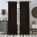 Luxury Curtains for Living Room Moab - #2029-11 Dark Coffee browser generated product photo