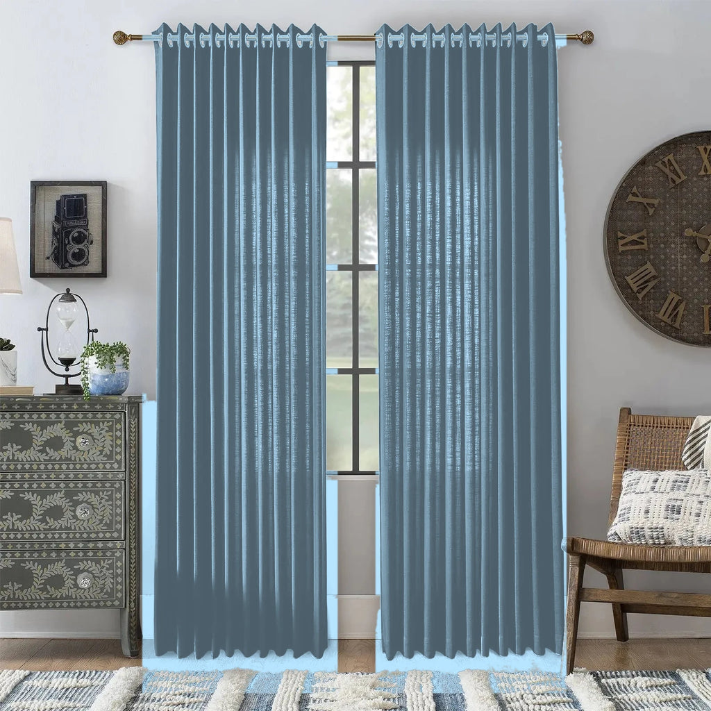 Luxury Curtains for Living Room Moab - #2029-15 Baby Blue browser generated product photo
