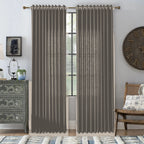 Luxury Curtains for Living Room Moab - #2029-24 Gray Beige browser generated product photo