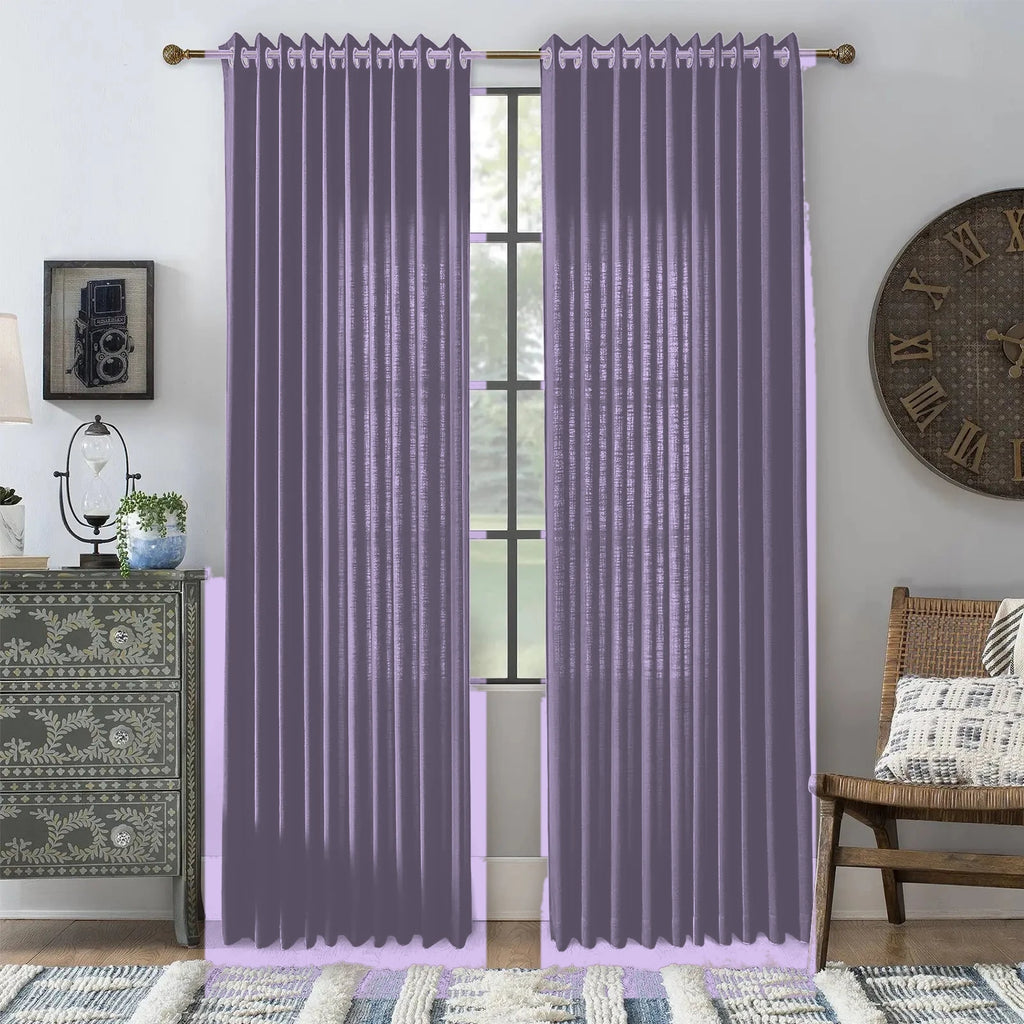 Luxury Curtains for Living Room Moab - #2029-30 Light Purple browser generated product photo
