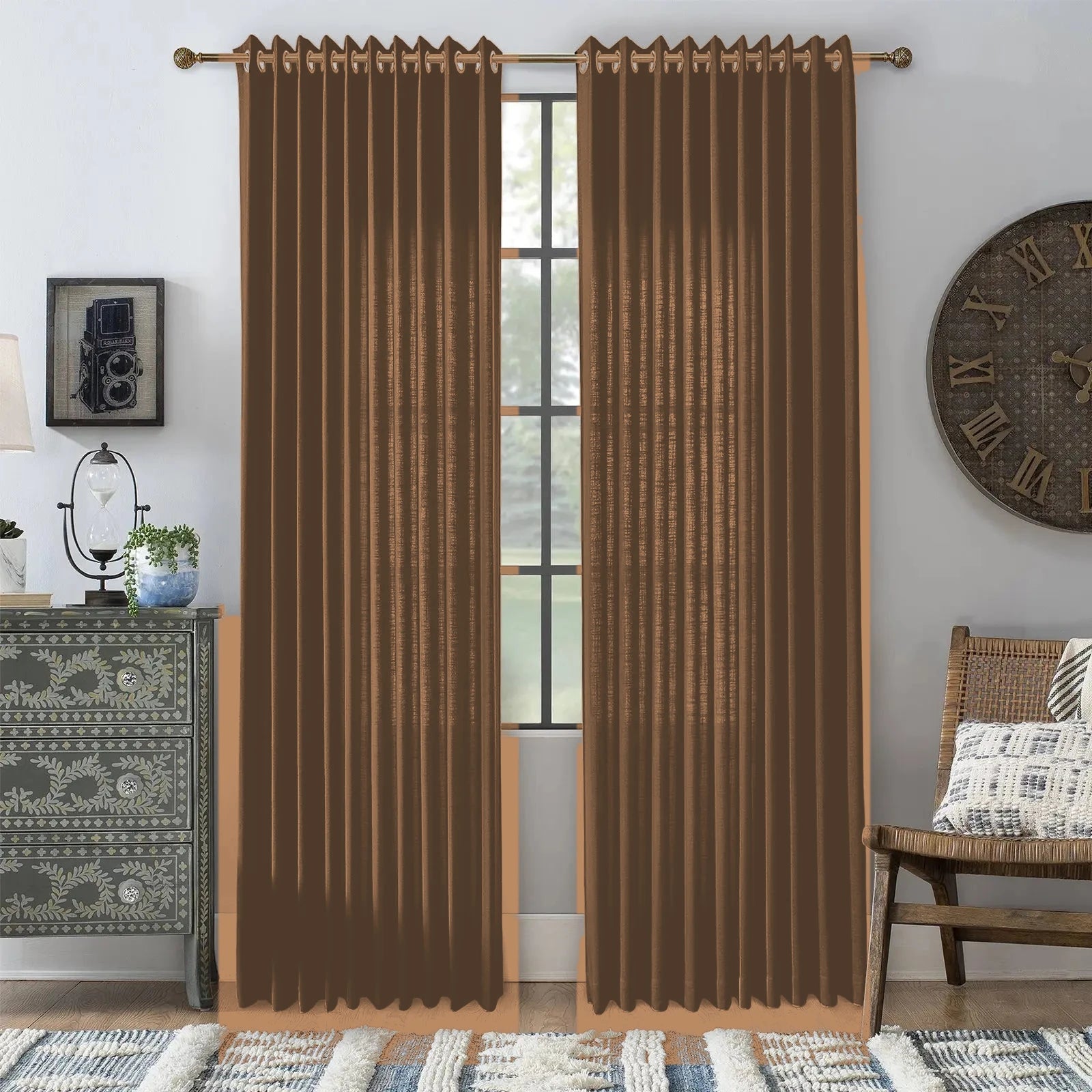 Luxury Curtains for Living Room Moab - #2029-33 Guka Color browser generated product photo