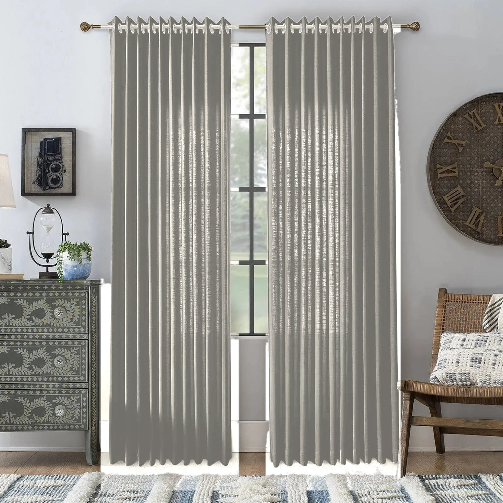 Luxury Curtains for Living Room Moab - #2029-4 Off White browser generated product photo