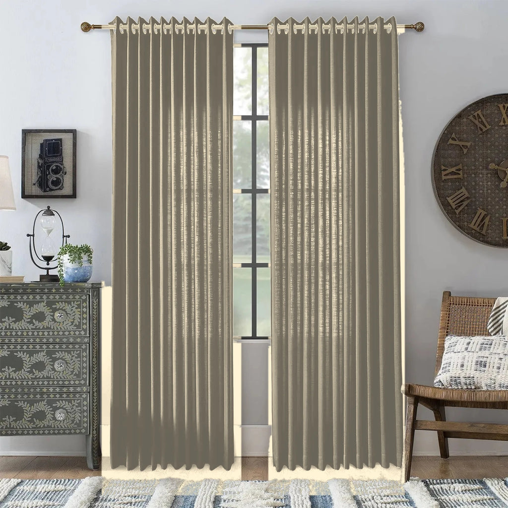 Luxury Curtains for Living Room Moab - #2029-7 Tooth Color browser generated product photo