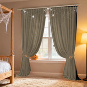 Halloween Drapes for bedroom Moab - Natural H812-4