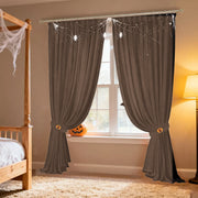 Halloween Drapes for bedroom Moab - Light Brown H812-6