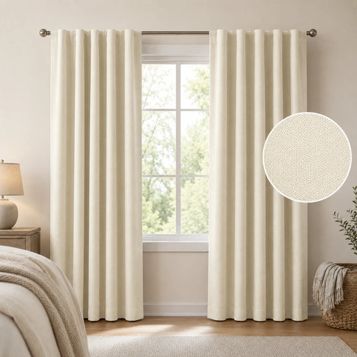 Halloween Drapes for bedroom Moab - Beige H812-3 browser generated product photo