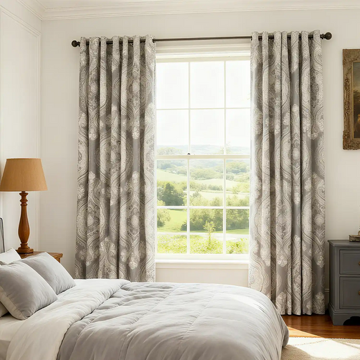 modern curtain prints