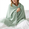 100% Cotton Breathable Muslin Throw for Bed - cotton home textile by Fredesigner