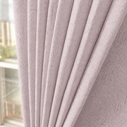 Natural Faux Linen 100% Blackout Grommet Curtains - Dusty Blush - view 5