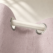 Natural Faux Linen 100% Blackout Grommet Curtains - Dusty Blush - view 6