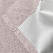 Natural Faux Linen 100% Blackout Grommet Curtains - Dusty Blush - view 7