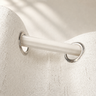 Natural Faux Linen 100% Blackout Grommet Curtains - Ivory White - view 5