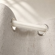 Natural Faux Linen 100% Blackout Grommet Curtains - Natural Flax - view 6