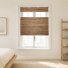 Custom Hazel Chestnut Top Down Bottom Up Bamboo Shades - Chestnut H11-2