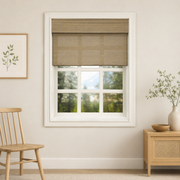 Custom Ivy Tawny Woven Bamboo Shades - Tawny 103-21