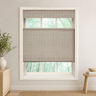 Custom Ivy Mist Gray Top Down Bottom Up Bamboo Shades - Mist Gray 103-22