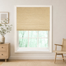 Custom Natural Ginkgo Woven Bamboo Shades - Ginkgo NU-08