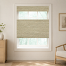 Custom Natural Prairie Top Down Bottom Up Bamboo Shades - Prairie NU-07