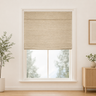 Custom Willow Buff Woven Bamboo Shades - Buff W07-11