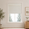 Custom Willow Cream Woven Bamboo Shades - Cream W07-7