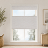 Custom Willow Marble White Top Down Bottom Up Bamboo Shades - Marble White W07-9