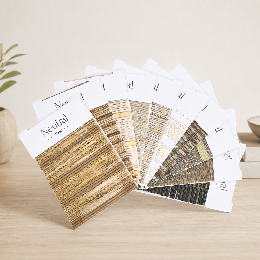 Hazel Bamboo Shade Sample Book - Sample-Book Hazel-FB