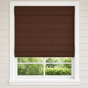Outdoor Curtain Roman Shades Cordless - Hundred - 0121N browser generated product photo