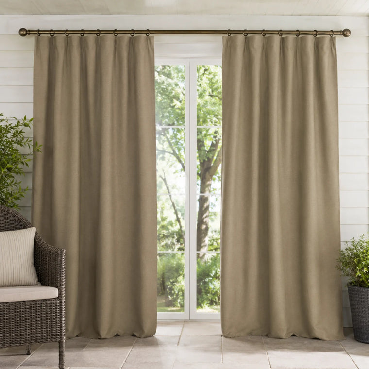 Outdoor Curtain Sliding Patio Door Curtains - Hundred - 13I browser generated product photo