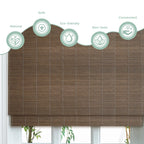wood roman shades